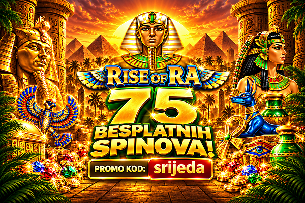 Rise of Ra — 75 besplatnih spinova